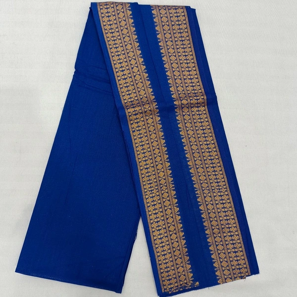 Twokart Cotton 265 GSM Bath, Face, Hair, Hand, Beach Gamcha  - Free Size, Blue