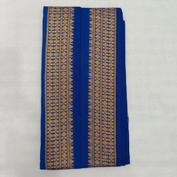 Twokart Cotton 265 GSM Bath, Face, Hair, Hand, Beach Gamcha  - Free Size, Blue