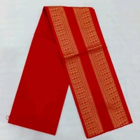 Twokart Cotton 265 GSM Bath, Face, Hair, Hand, Beach Gamcha  - Free Size, Red