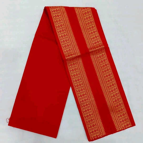 Twokart Cotton 265 GSM Bath, Face, Hair, Hand, Beach Gamcha  - Free Size, Red
