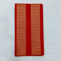 Twokart Cotton 265 GSM Bath, Face, Hair, Hand, Beach Gamcha  - Free Size, Red