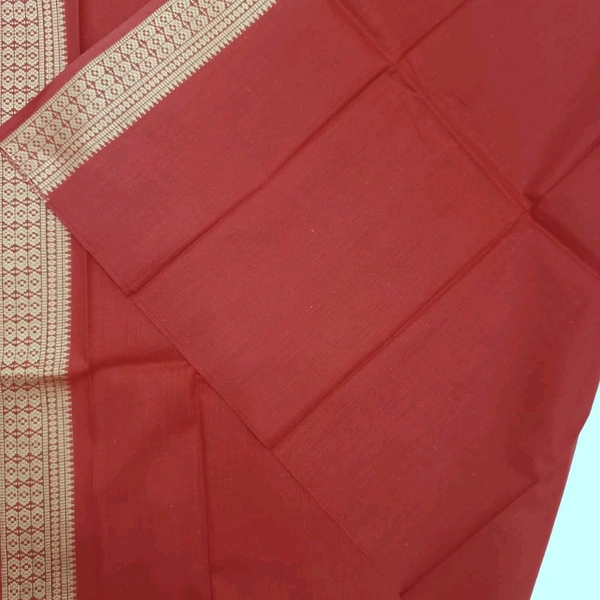 Twokart Cotton 265 GSM Bath, Face, Hair, Hand, Beach Gamcha  - Free Size, Red