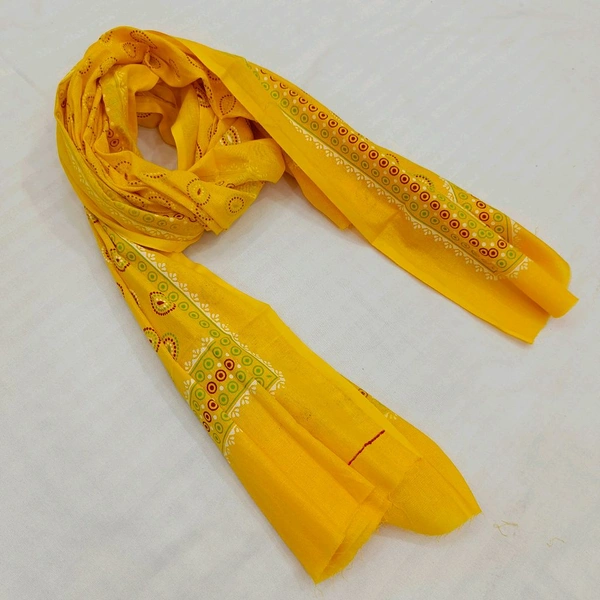 Twokart Cotton 265 GSM Bath, Face, Hair, Hand, Beach Gamcha (Yellow) Chanderi Gamchha - Free Size, Yellow