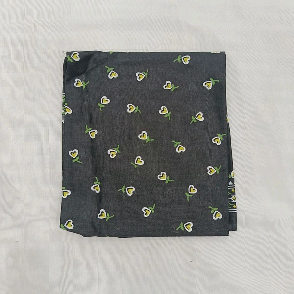 Twokart Cotton 265 GSM Bath, Face, Hair, Hand, Beach Gamcha (Black) Chanderi Gamchha - Free Size, Black