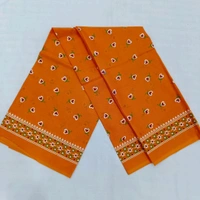 Twokart Cotton 265 GSM Bath, Face, Hair, Hand, Beach Gamcha (Red) Chanderi Gamchha - Free Size, Web Orange