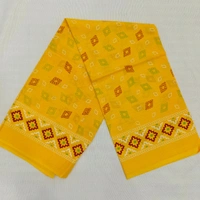 Twokart Cotton 265 GSM Bath, Face, Hair, Hand, Beach Gamcha (Yellow) Chanderi Gamchha - Free Size, Yellow