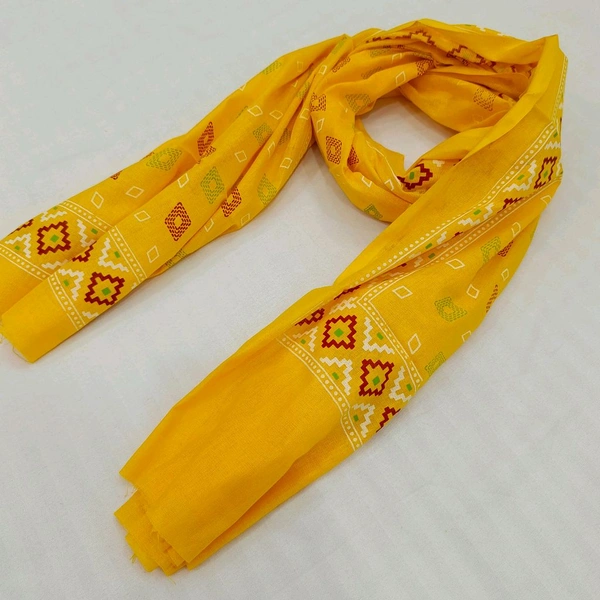 Twokart Cotton 265 GSM Bath, Face, Hair, Hand, Beach Gamcha (Yellow) Chanderi Gamchha - Free Size, Yellow
