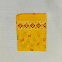 Twokart Cotton 265 GSM Bath, Face, Hair, Hand, Beach Gamcha (Yellow) Chanderi Gamchha - Free Size, Yellow