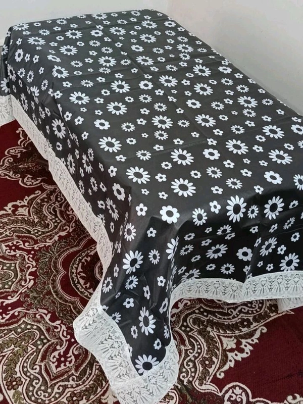 Twokart Floral 4 Seater Table Cover (,Multicolor, PVC) - 4 Seater
