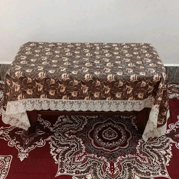 Twokart Floral 4 Seater Table Cover (,Multicolor, PVC) - 4 Seater