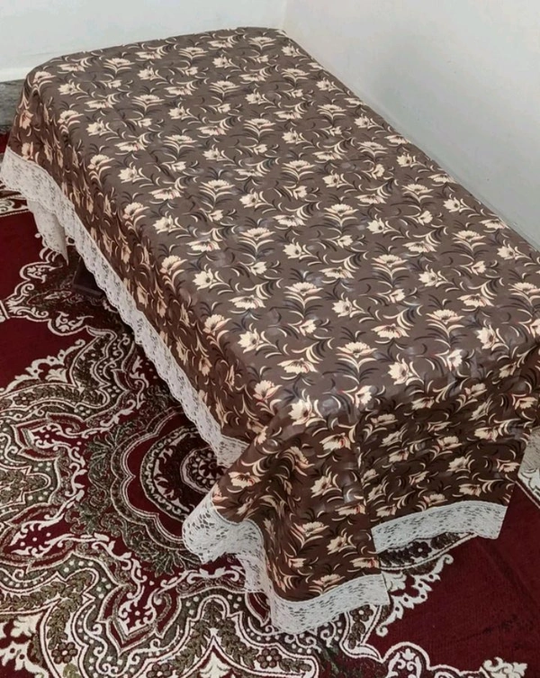 Twokart Floral 4 Seater Table Cover (,Multicolor, PVC) - 4 Seater