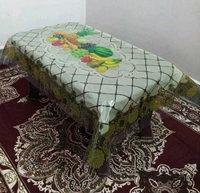 Twokart Floral 4 Seater Table Cover (,Multicolor, PVC) - 4 Seater