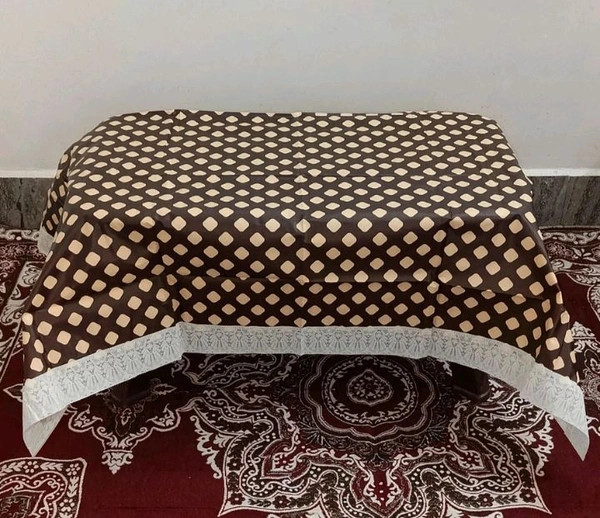 Twokart Floral 4 Seater Table Cover (,Multicolor, PVC) - 4 Seater