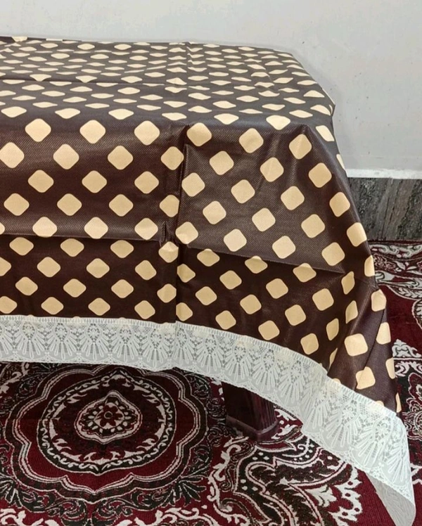 Twokart Floral 4 Seater Table Cover (,Multicolor, PVC) - 4 Seater