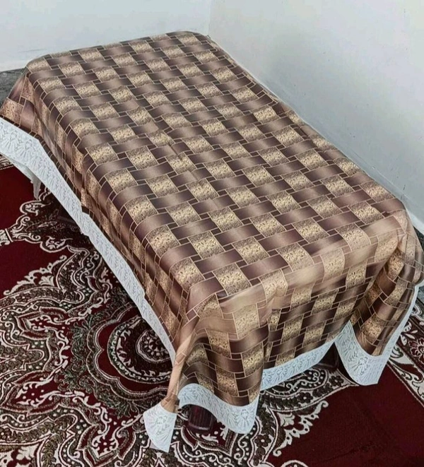 Twokart Floral 4 Seater Table Cover (,Multicolor, PVC) - 4 Seater