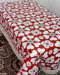 Twokart Floral 4 Seater Table Cover (,Multicolor, PVC) - 4 Seater