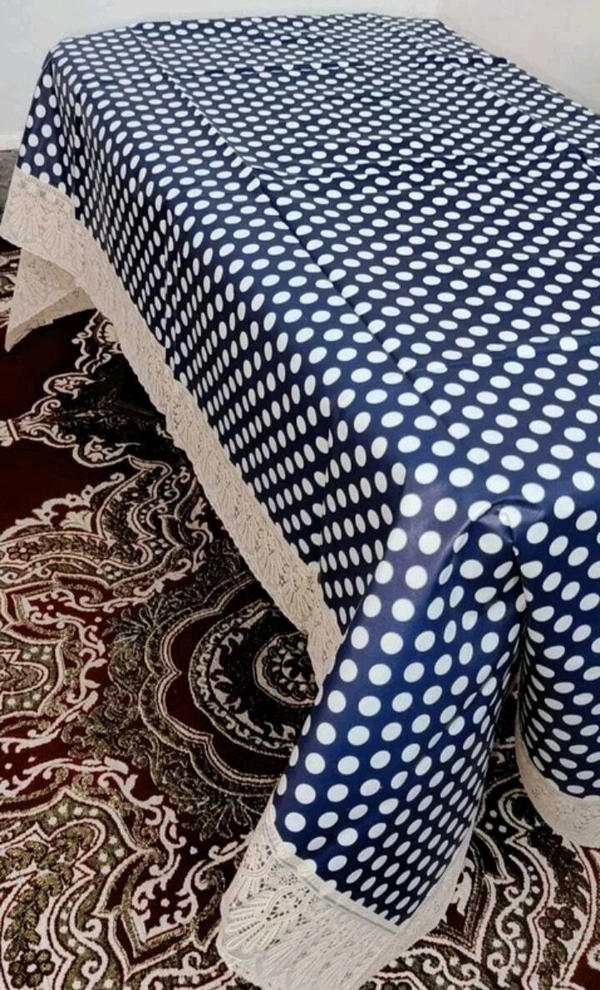 Twokart Floral 4 Seater Table Cover (,Multicolor, PVC) - 4 Seater