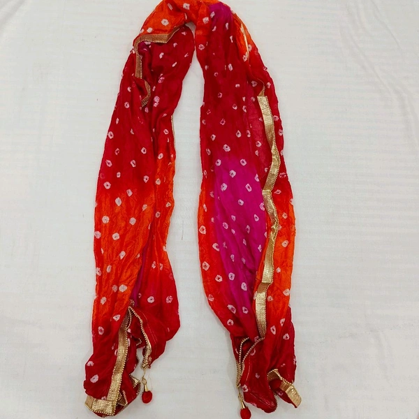 Twokart Art Silk Printed Women Duppata (Multicolor, 2.25) Pack Of 1 - 2.25, Japanese Laurel