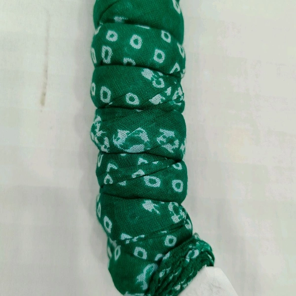 Twokart Pure Cotton Printed Women Duppata (Green, 2.25) Pack Of 1 - 2.25, Pine Green