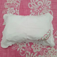 Twokart Hand Embroidery Cushion & Pillow Cover (Pack Of 2, White) (Pillow18) - White, 51×70