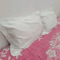 Twokart Hand Embroidery Cushion & Pillow Cover (Pack Of 2, White) (Pillow18) - White, 51×70