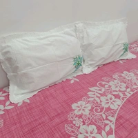Twokart Hand Embroidery Cushion & Pillow Cover (Pack Of 2, White) (Pillow22) - White, 51×70