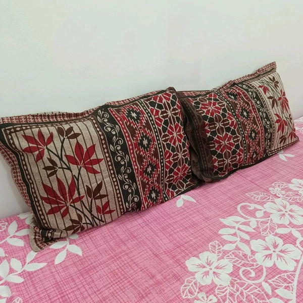 Twokart Printed Cushion & Pillow Cover (Pack Of 2, Multicolor, Cotton) (Pillow30) - Clam Shell, 51×70