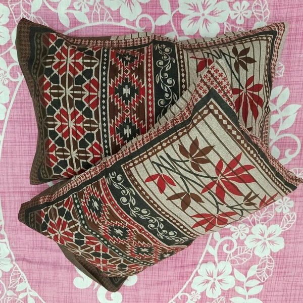 Twokart Printed Cushion & Pillow Cover (Pack Of 2, Multicolor, Cotton) (Pillow30) - Clam Shell, 51×70