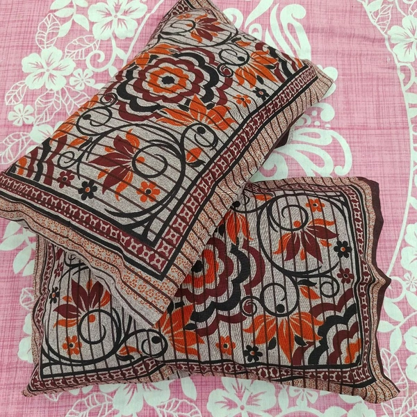 Twokart Printed Cushion & Pillow Cover (Pack Of 2, Multicolor, Cotton) (Pillow31) - Clam Shell, 51×70