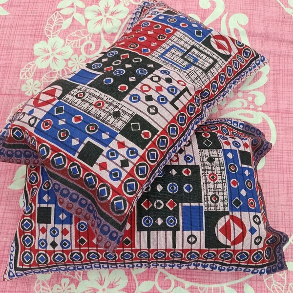 Twokart Printed Cushion & Pillow Cover (Pack Of 2, Multicolor, Cotton) (Pillow32) - 51×70, Blush Pink
