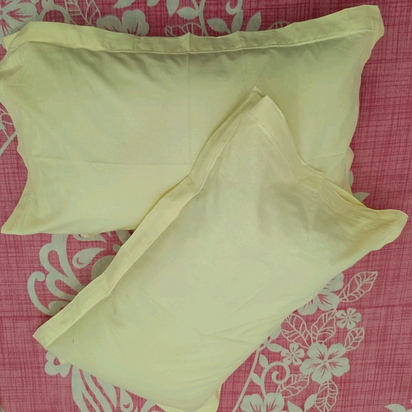Twokart Plain Cushion & Pillow Cover (Pack Of 2, Light Green, Cotton) (Pillow27) - 47×70, Green