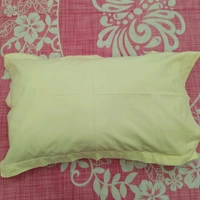 Twokart Plain Cushion & Pillow Cover (Pack Of 2, Light Green, Cotton) (Pillow27) - 47×70, Green