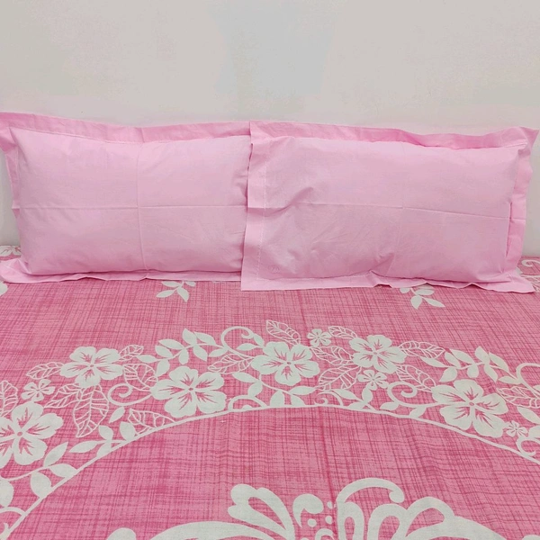Twokart Plain Cushion & Pillow Cover (Pack Of 2, Pink, Cotton) (Pillow28) - 47×70, Pink