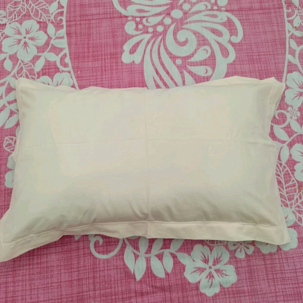 Twokart Plain Cushion & Pillow Cover (Pack Of 2, Peach, Cotton) (Pillow29) - 47×70, Peach