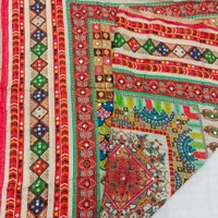 Twokart Cotton Silk Graphic Print Women Dupatta (Multicolor, 2.25) Pack Of 1 , D31 - 2.25, Parsley
