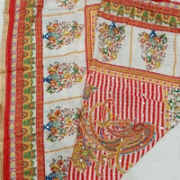 Twokart Cotton Silk Graphic Print Women Dupatta (Multicolor, 2.25) Pack Of 1 , D33 - 2.25, Spring Rain