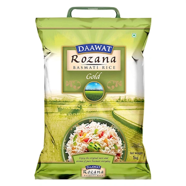 Daawat Rozana Basmati Rice (Gold ) -  5 KG