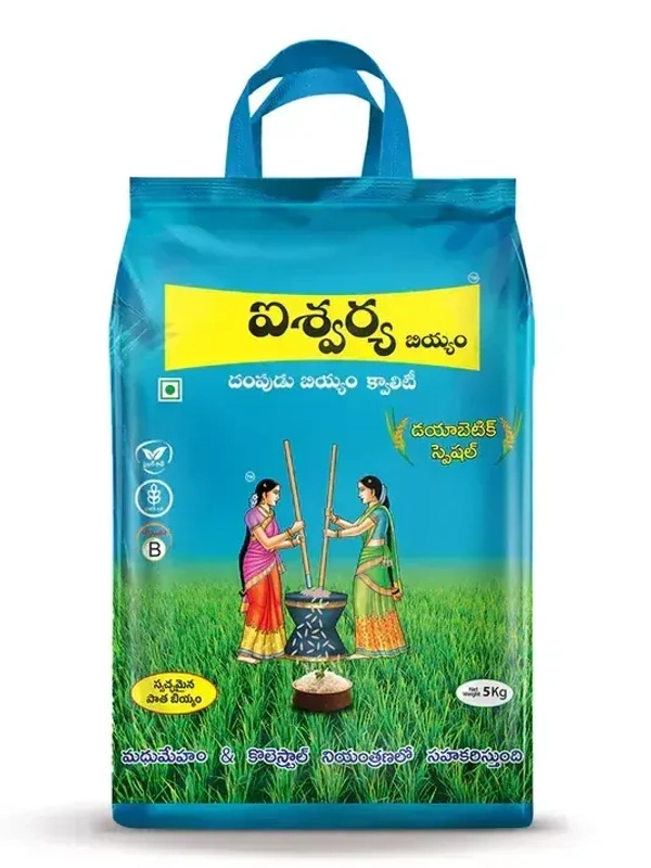Aishwarya Diabetic Special Hand-Pound Rice - 5 KG