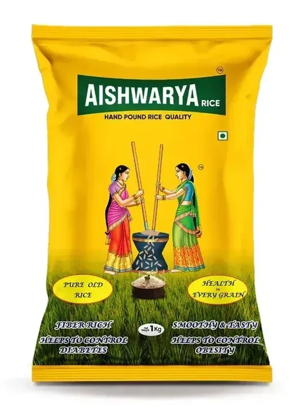 Aishwarya Dampudu Biyyam (Hand-Pound Rice) - 5 KG
