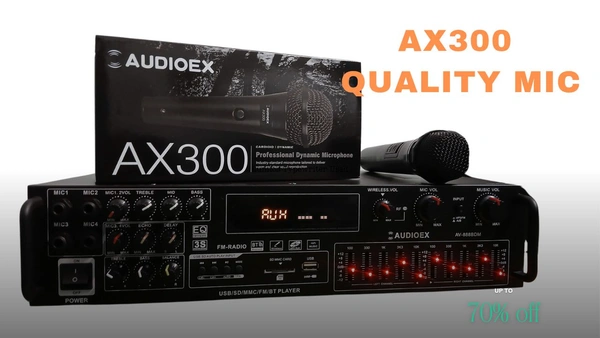 AUDIOEX  Ax300 Wired Mic 