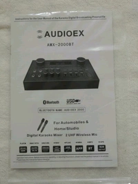 Audioex  AMX 2000Bt Mixer 
