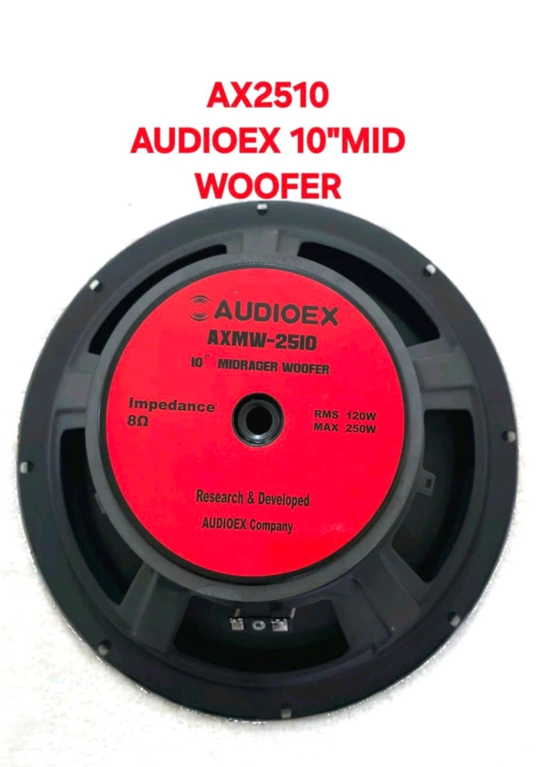 2510 Mid Woofer Audioex HIFI SPEAKER 10"