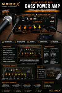 Audioex AUDIOEX AC/DC AXD100 HIFI Bass Power Amplifier