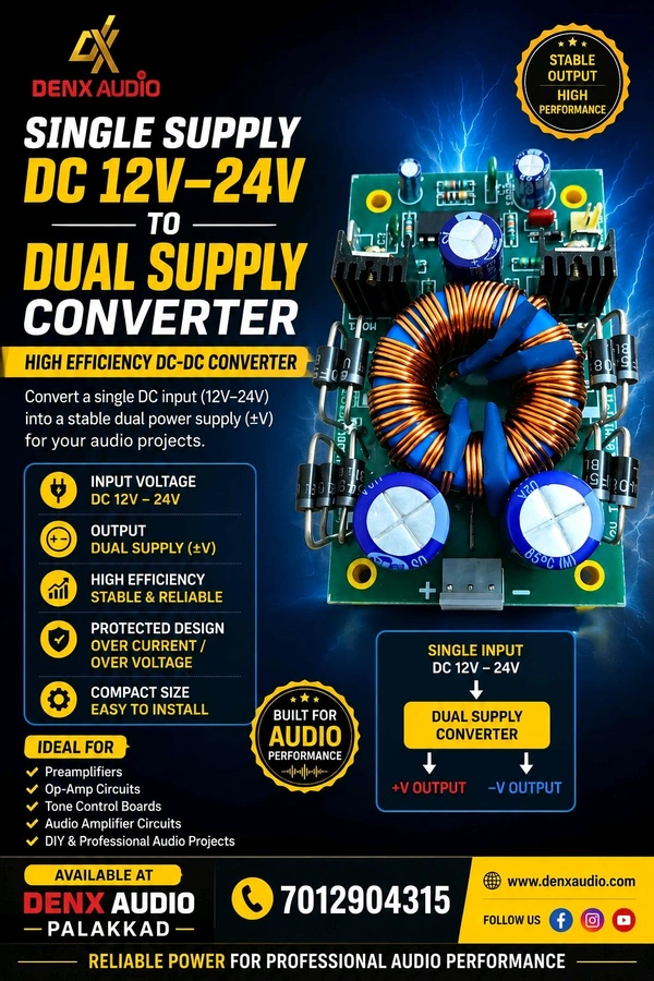 Single Supply To Dual Supply Convert 12to 24 Dual