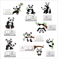 MT RETAIL Panda Switch Board Sticker - 9 Set
