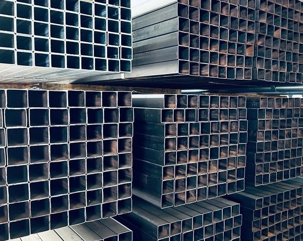 MS SQUARE TUBE-50*50-2.0MM-62 PER KG-6 Meter Length - 2.0MM, Black, 17-18 KGS