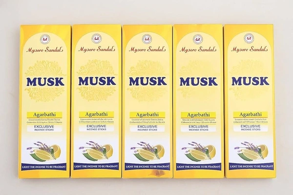 MUSK AGARBATHI - MYSORESANDEL 90GM