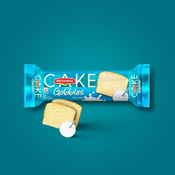 CAKE GOBBLES MILK