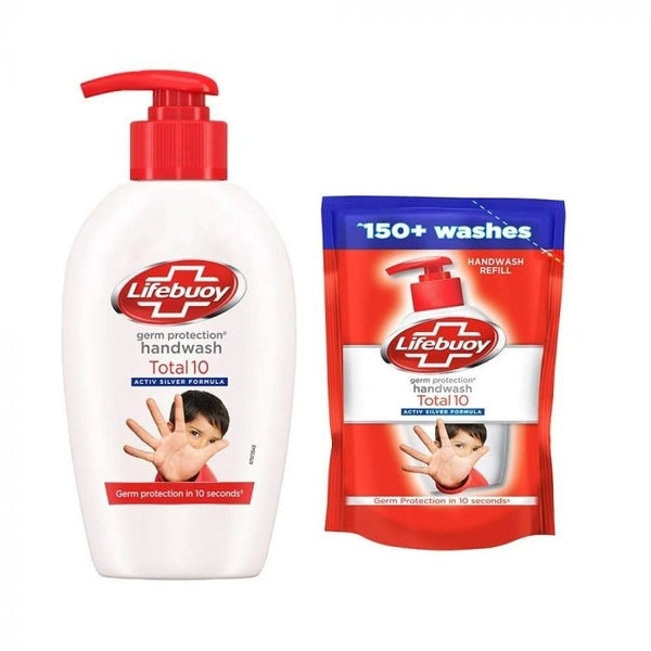 LIFEBUOY HANDWASH( FREE 180ML) - 190ML+180ML