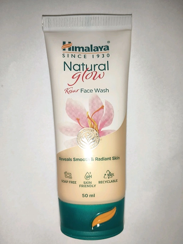HIMALAYA NATURAL GLOW KESAR FACE WASH - 50ML
